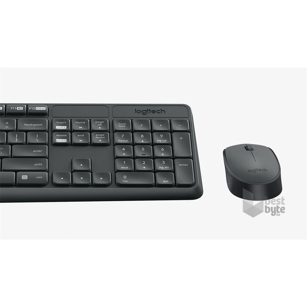 Logitech MK235 HUN fekete vezeték nélküli billentyűzet + egér