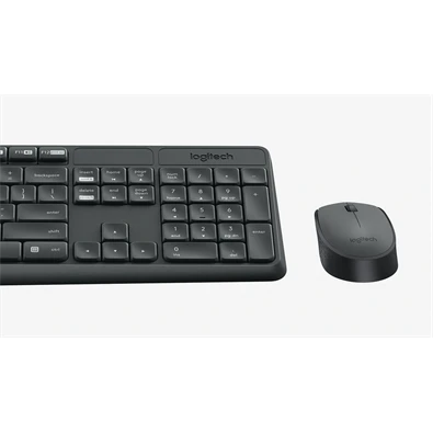 Logitech MK235 HUN fekete vezeték nélküli billentyűzet + egér