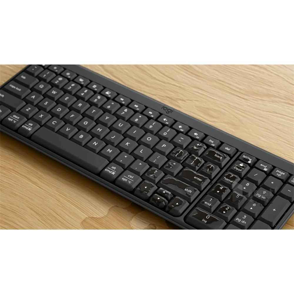 Logitech MK250 HUN grafitszürke vezeték nélküli billentyűzet + egér