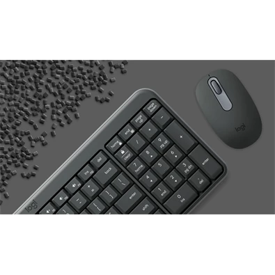 Logitech MK250 HUN grafitszürke vezeték nélküli billentyűzet + egér
