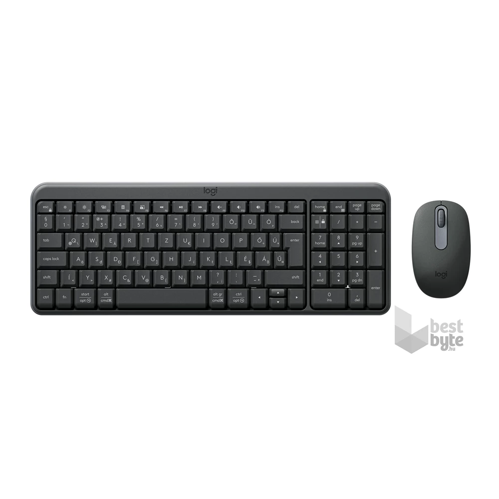 Logitech MK250 HUN grafitszürke vezeték nélküli billentyűzet + egér