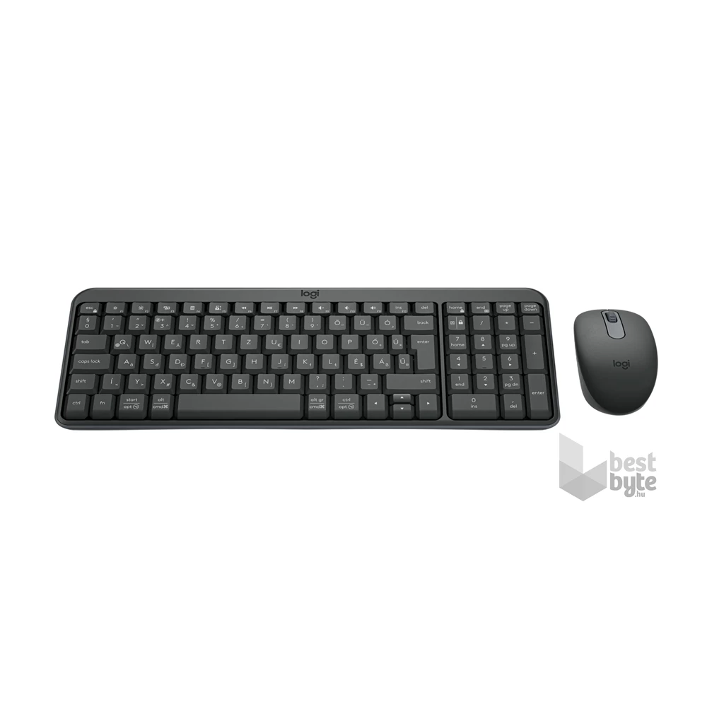 Logitech MK250 HUN grafitszürke vezeték nélküli billentyűzet + egér