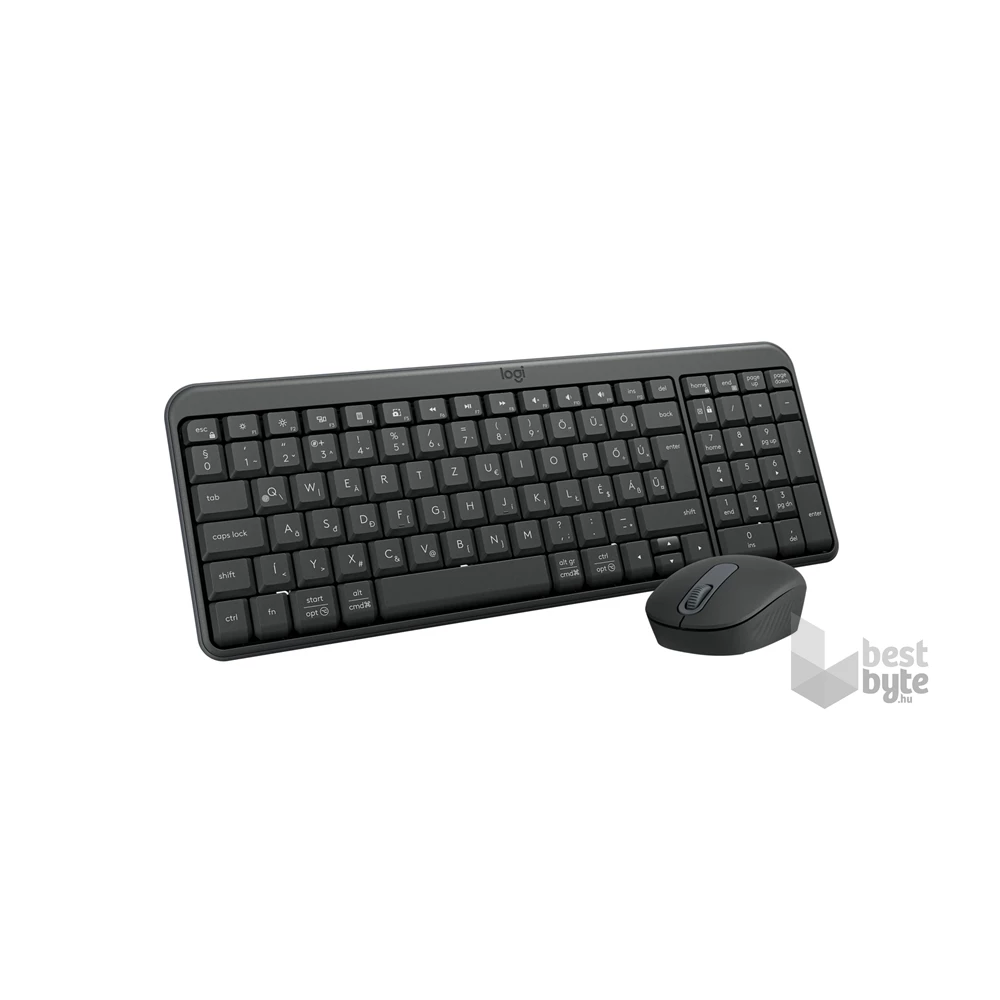 Logitech MK250 HUN grafitszürke vezeték nélküli billentyűzet + egér