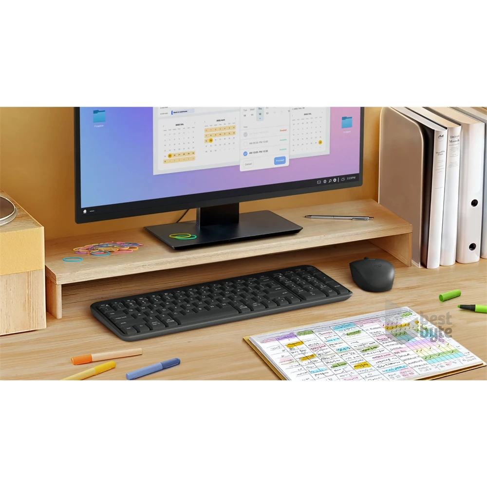 Logitech MK250 HUN grafitszürke vezeték nélküli billentyűzet + egér