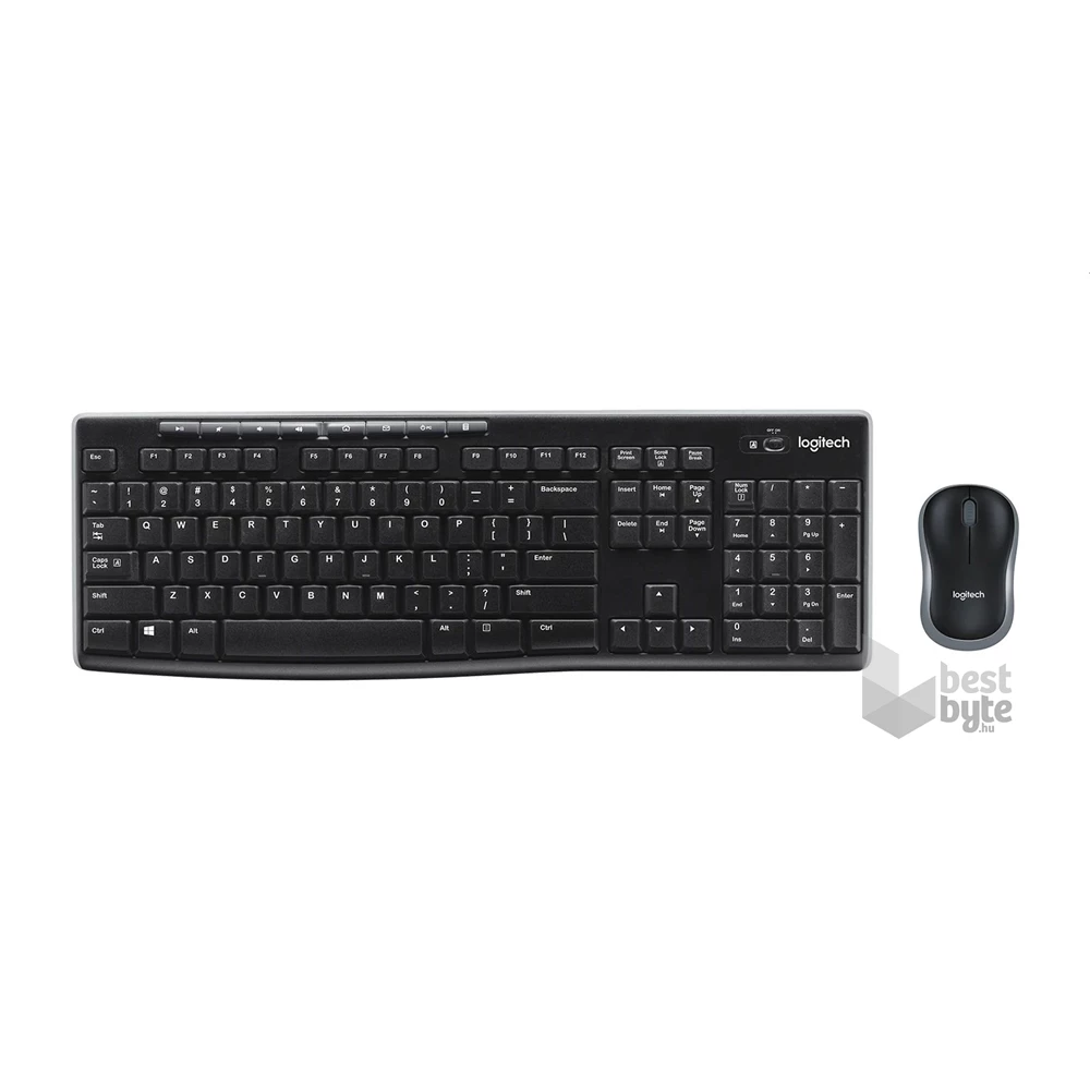 Logitech MK270 HUN fekete vezeték nélküli billentyűzet + egér