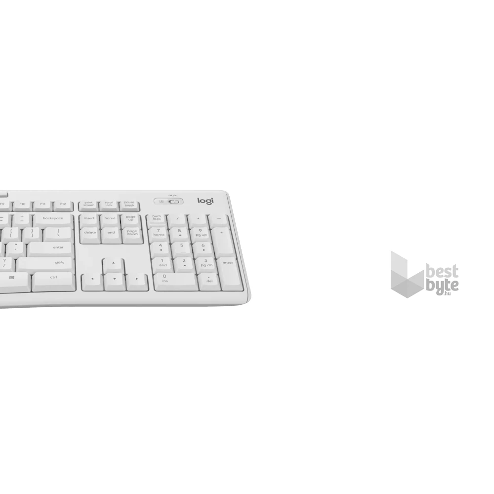 Logitech MK295 Silent HUN fehér vezeték nélküli billentyűzet + egér