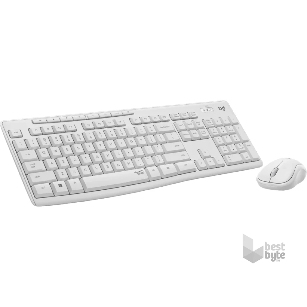 Logitech MK295 Silent HUN fehér vezeték nélküli billentyűzet + egér