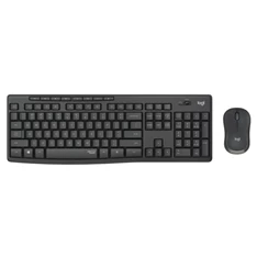 Logitech MK295 Silent HUN grafitszürke vezeték nélküli billentyűzet + egér