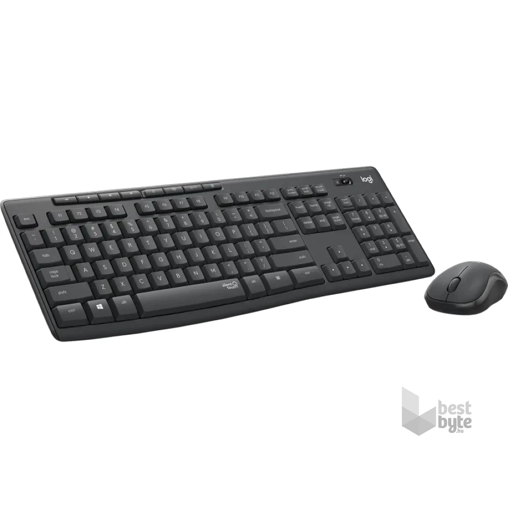 Logitech MK295 Silent HUN grafitszürke vezeték nélküli billentyűzet + egér