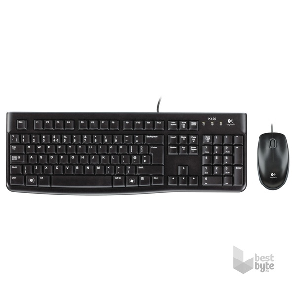 Logitech MK120 HUN fekete USB billentyűzet + egér