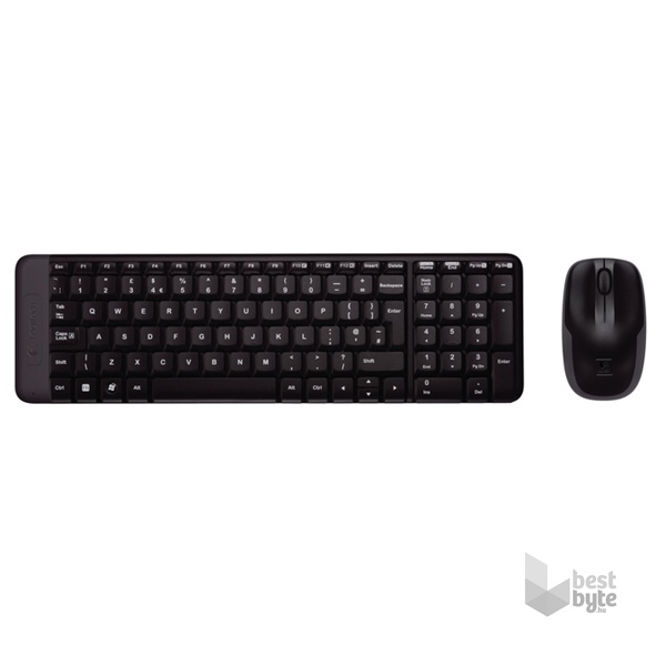 Logitech MK220 HUN fekete vezeték nélküli billentyűzet + egér