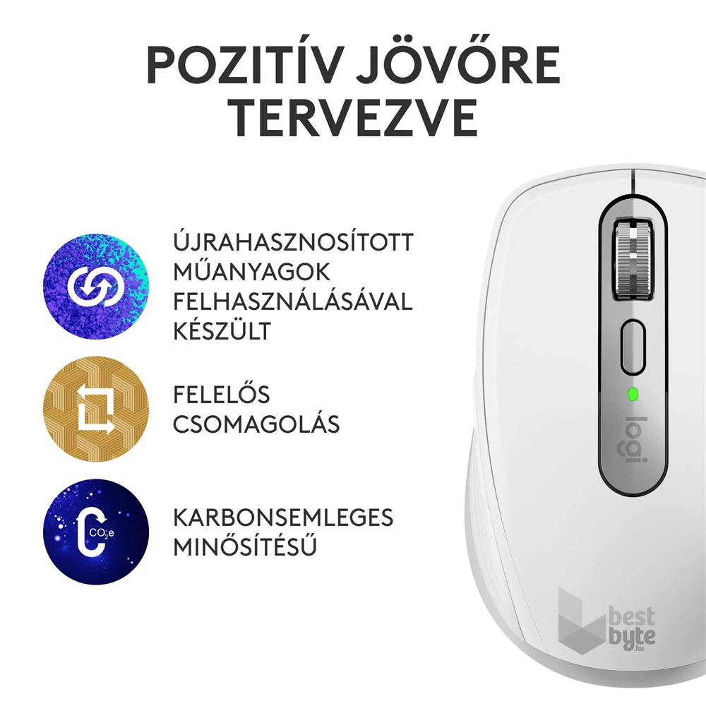 Logitech MX Anywhere 3S vezeték nélküli szürke egér