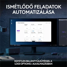 Logitech MX Keys S Plus US fekete billentyűzet