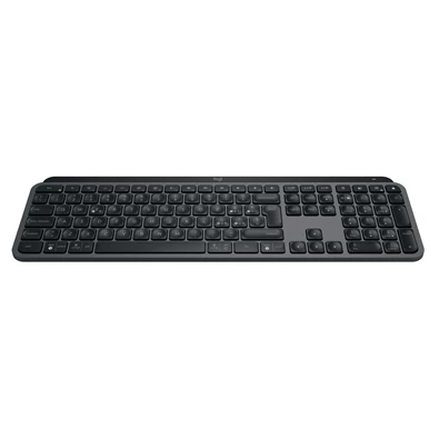 Logitech  MX Keys S lézergravírozott magyar kiosztású grafitszürke vezeték nélküli billentyűzet