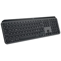 Logitech  MX Keys S lézergravírozott magyar kiosztású grafitszürke vezeték nélküli billentyűzet