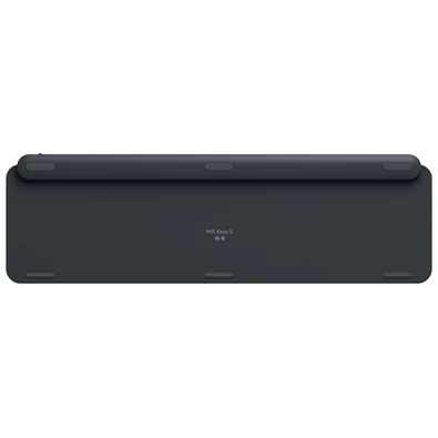 Logitech  MX Keys S lézergravírozott magyar kiosztású grafitszürke vezeték nélküli billentyűzet