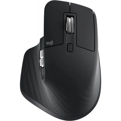 Logitech MX Master 3 vezeték nélküli fekete egér (Újracsomagolt)