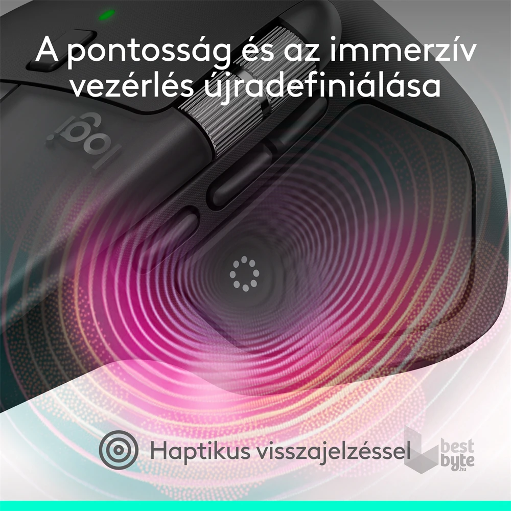 Logitech MX Master 4 for MAC vezeték nélküli fekete egér