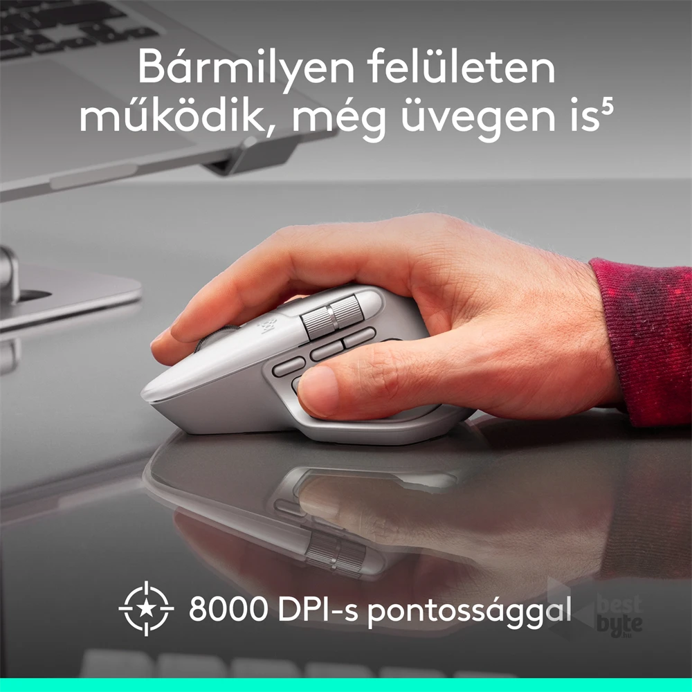 Logitech MX Master 4 for MAC vezeték nélküli fekete egér