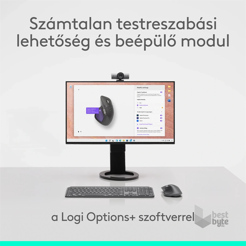 Logitech MX Master 4 for MAC vezeték nélküli fekete egér