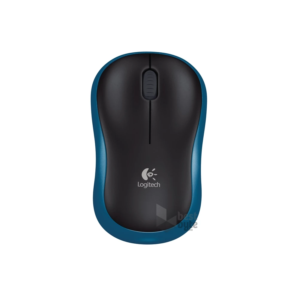 Logitech M185 vezeték nélküli kék notebook egér