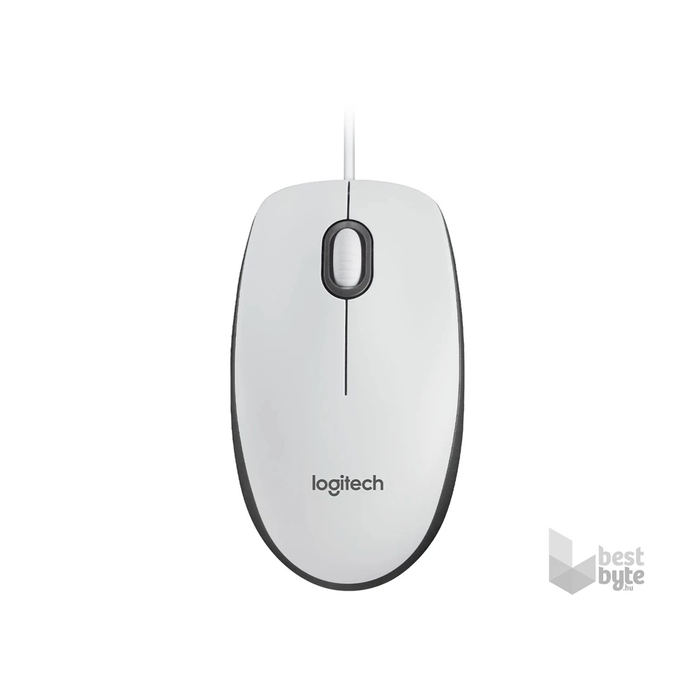 Logitech Mouse M100 vezetékes fehér egér