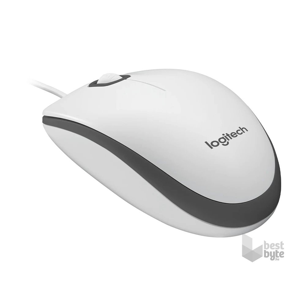 Logitech Mouse M100 vezetékes fehér egér