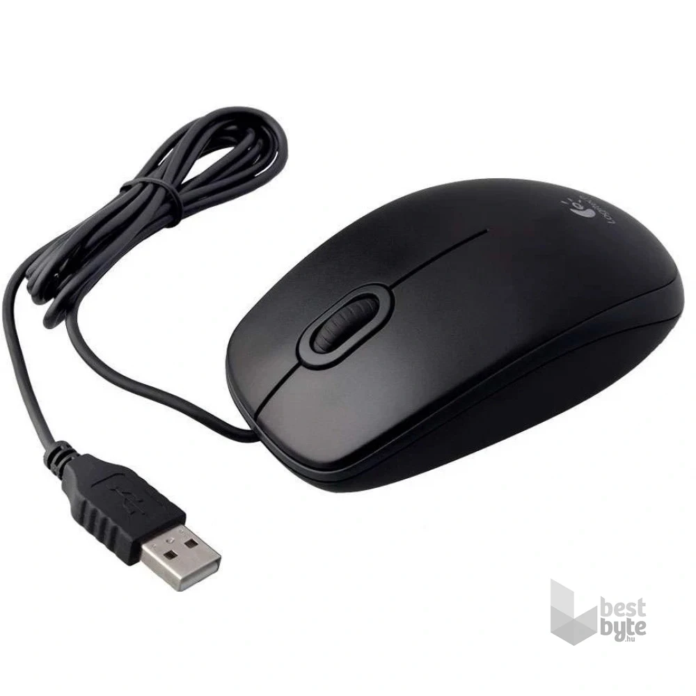 Logitech OEM B100 USB fekete egér