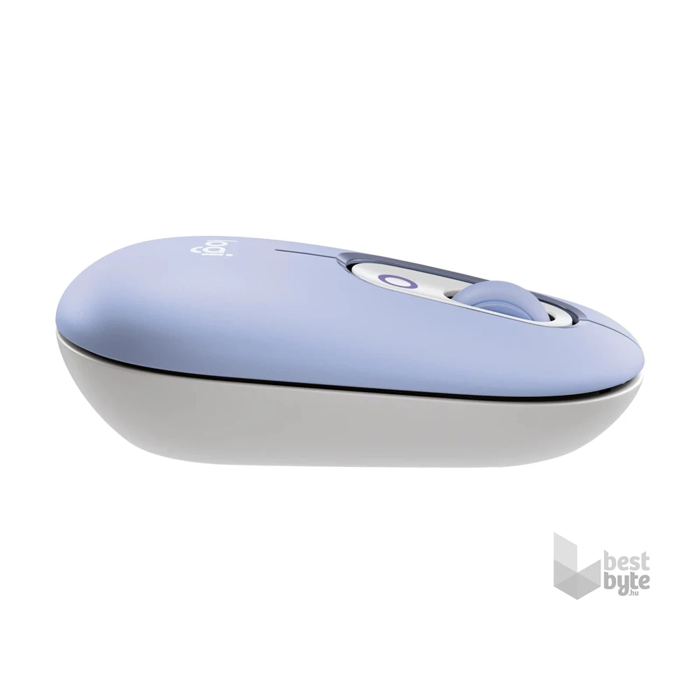Logitech POP with emoji vezeték nélküli lila egér