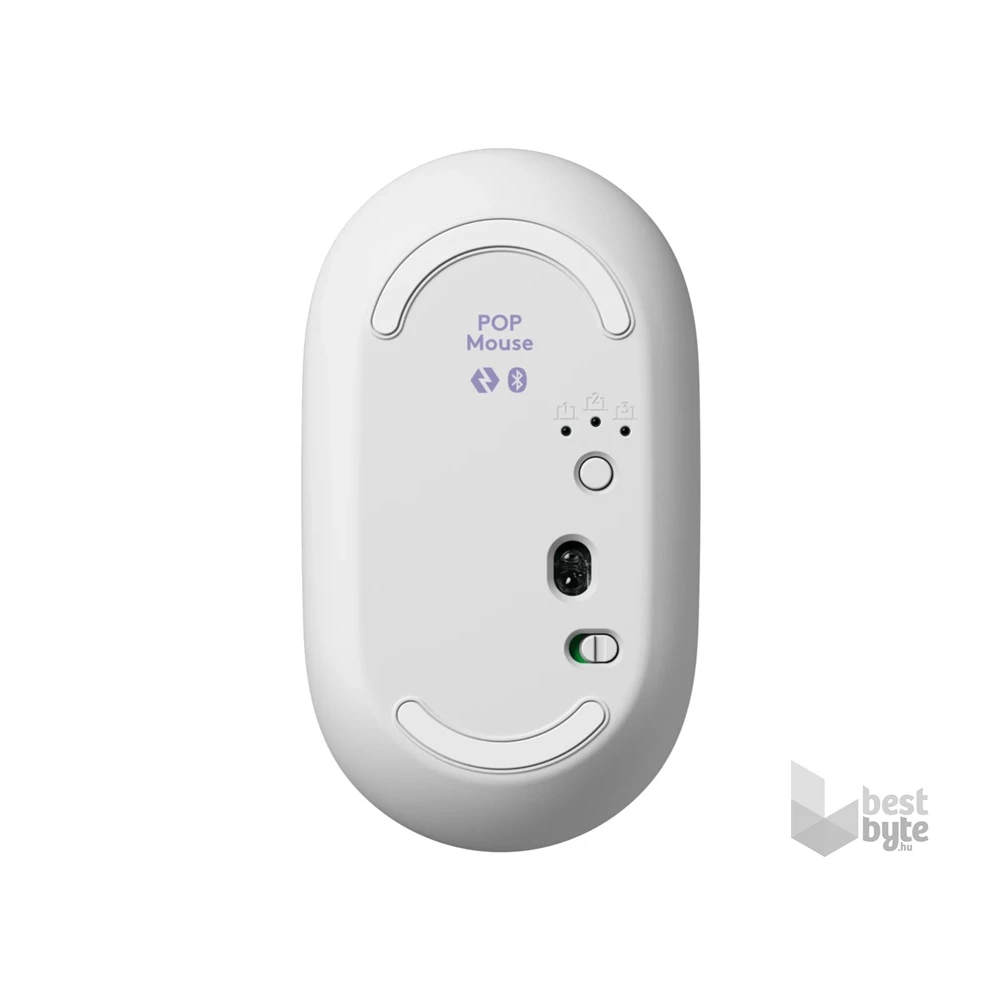 Logitech POP with emoji vezeték nélküli lila egér