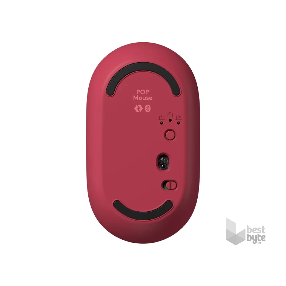 Logitech POP with emoji vezeték nélküli rózsaszín egér