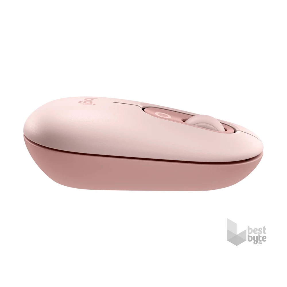 Logitech POP with emoji vezeték nélküli rózsaszín egér