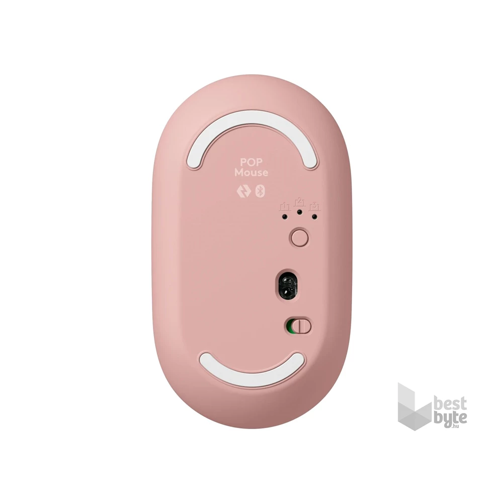 Logitech POP with emoji vezeték nélküli rózsaszín egér
