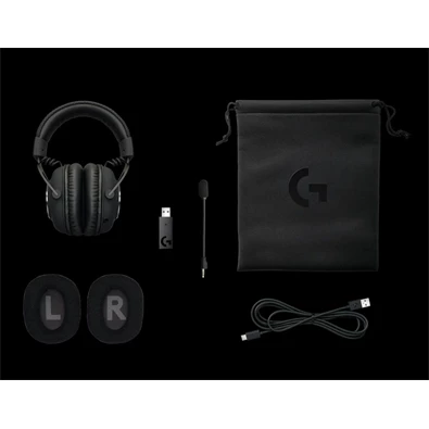 Logitech PRO X Lightspeed Wireless fekete gamer headset (Használt - B)