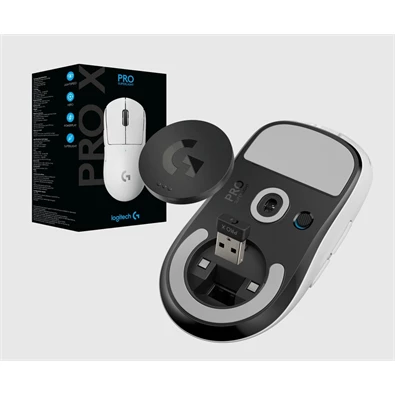 Logitech PRO X Superlight fehér vezeték nélküli egér