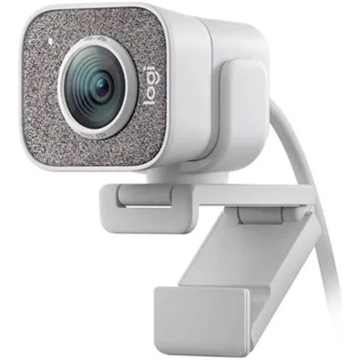 Logitech StreamCam 1080p Mikrofonos, piszkosfehér webkamera