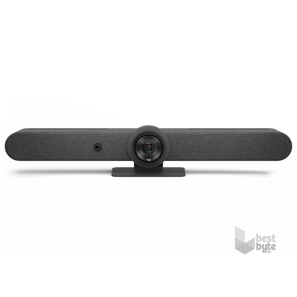 Logitech Rally Bar ConferenceCam rendszer (3840x2160 képpont, 90°-os látótér, mikrofon Ultra HD, fekete) webkamera