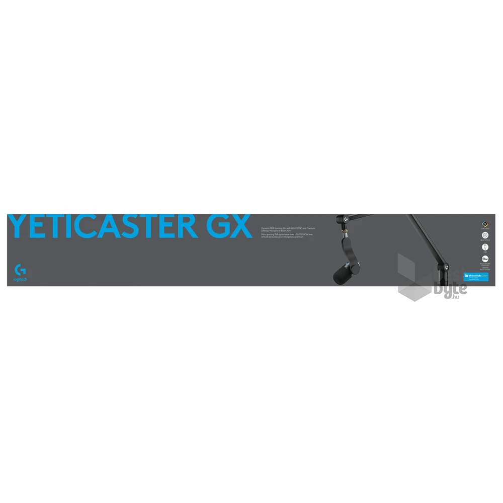 Logitech Yeticaster GX Dynamic RGB mikrofon
