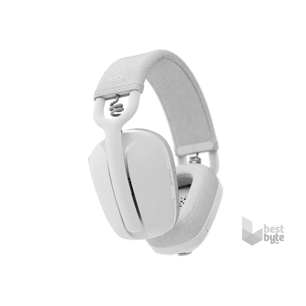 Logitech Zone Vibe 100 Bluetooth mikrofonos fehér fejhallgató