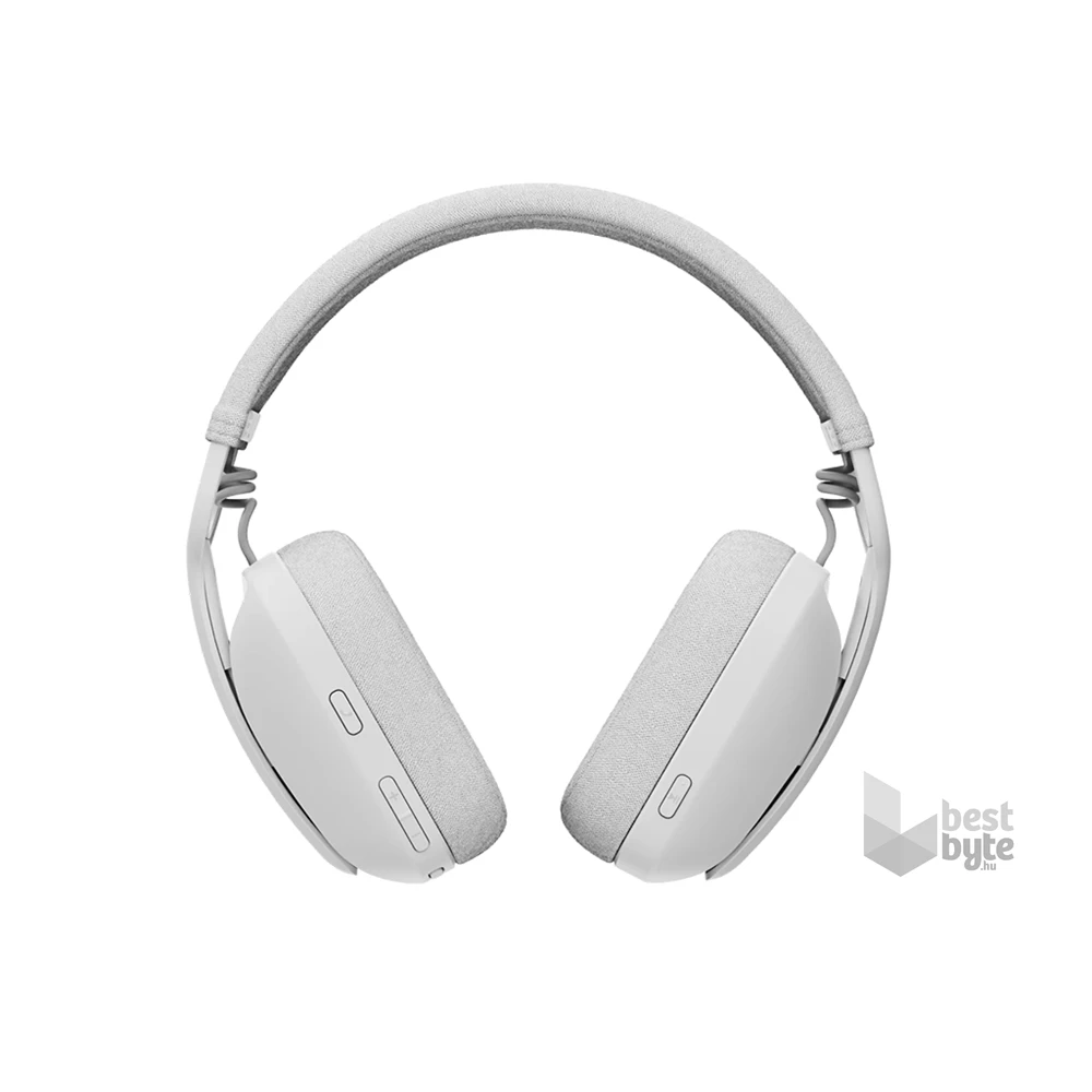 Logitech Zone Vibe 100 Bluetooth mikrofonos fehér fejhallgató