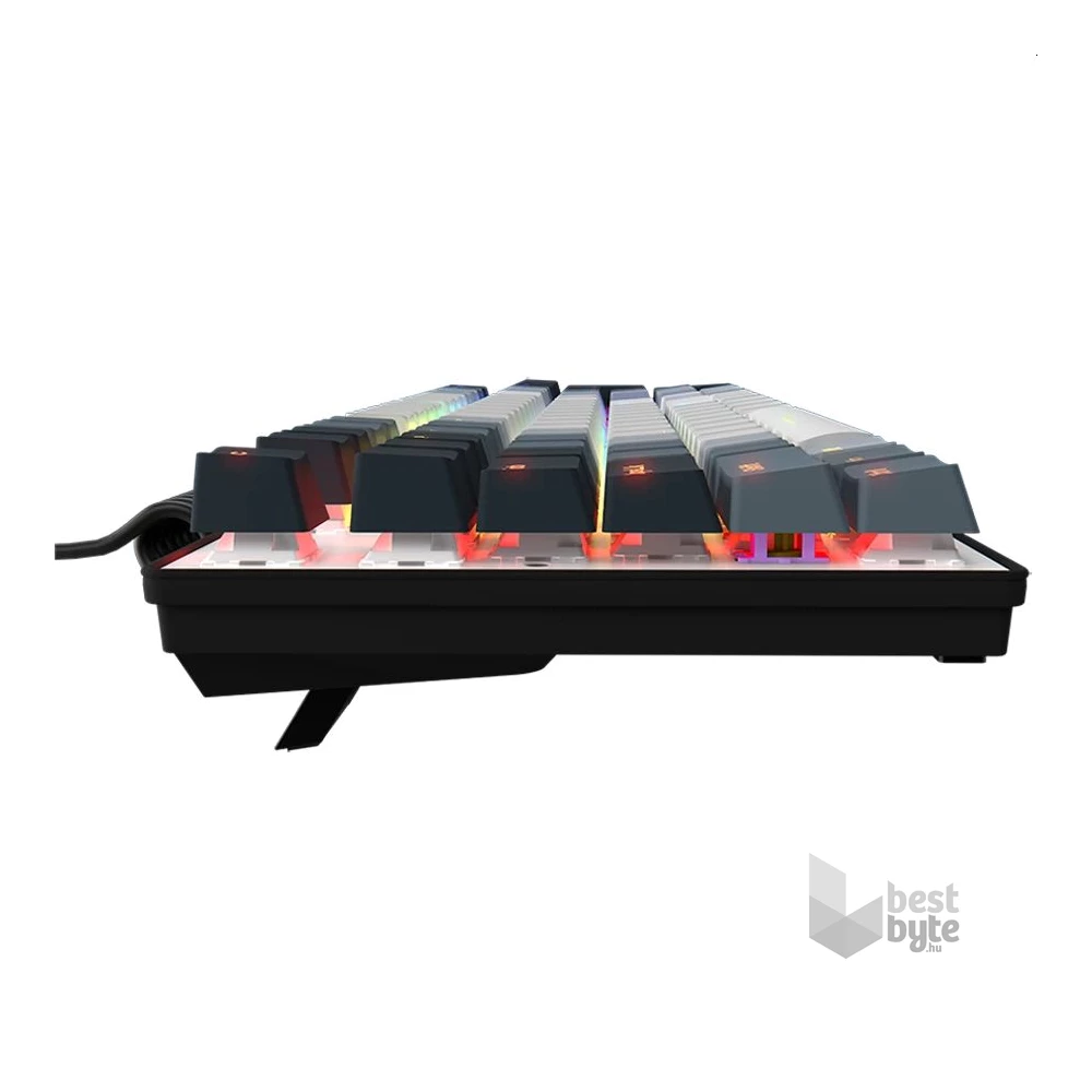 Lorgar Azar 514 RGB, fehér vezetékes mechanikus gamer billentyűzet