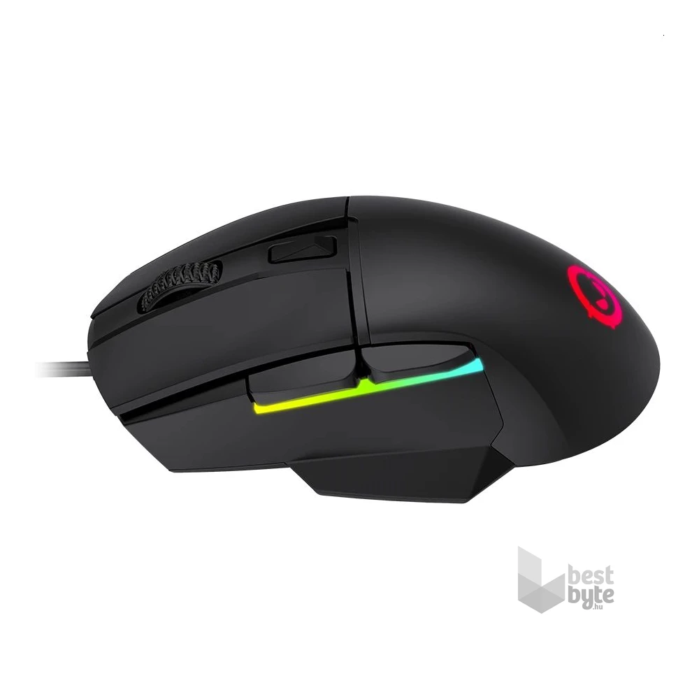 Lorgar Jetter 357 RGB fekete gamer egér