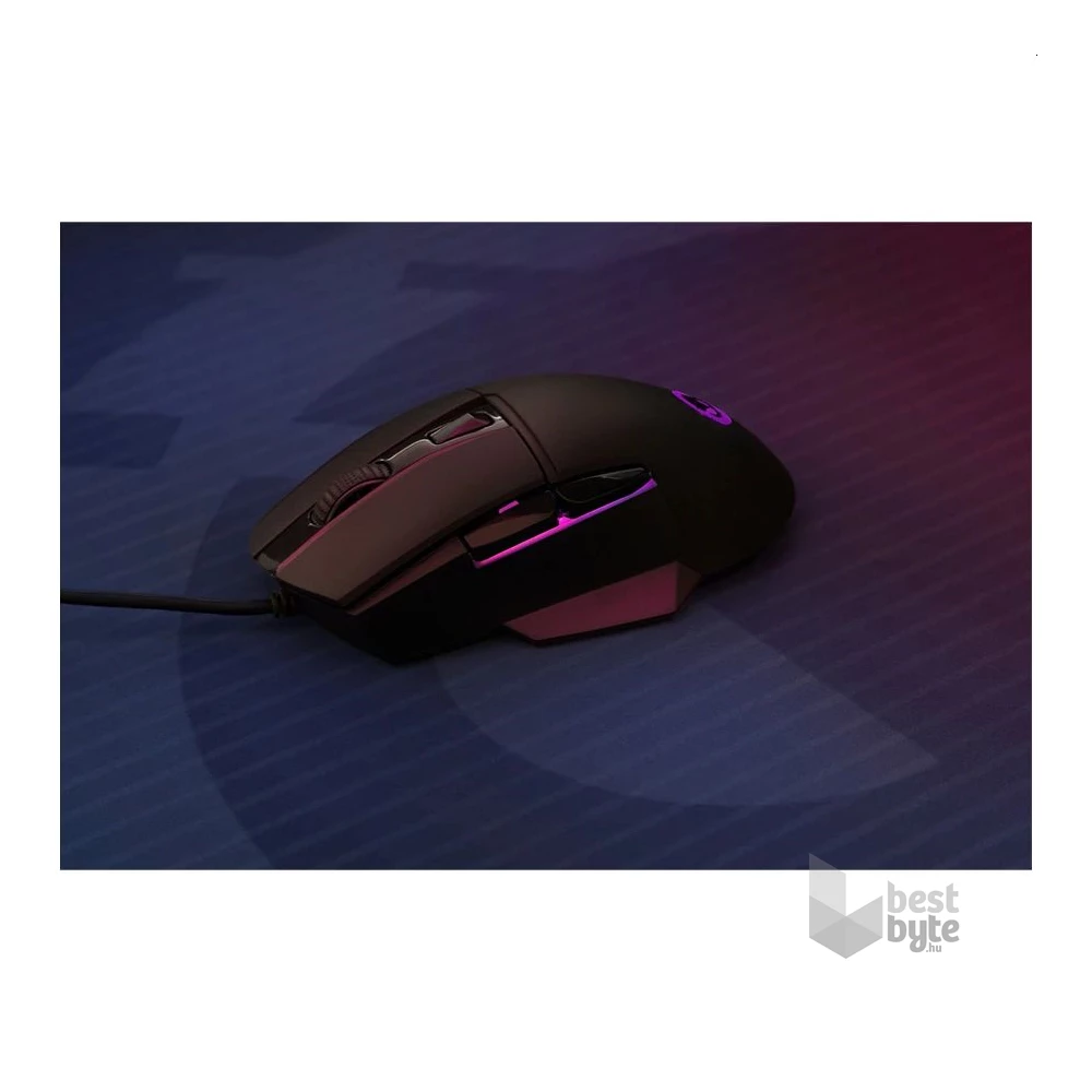 Lorgar Jetter 357 RGB fekete gamer egér