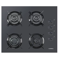 Luxell C6-40BF fekete beépíthető gáz főzőlap