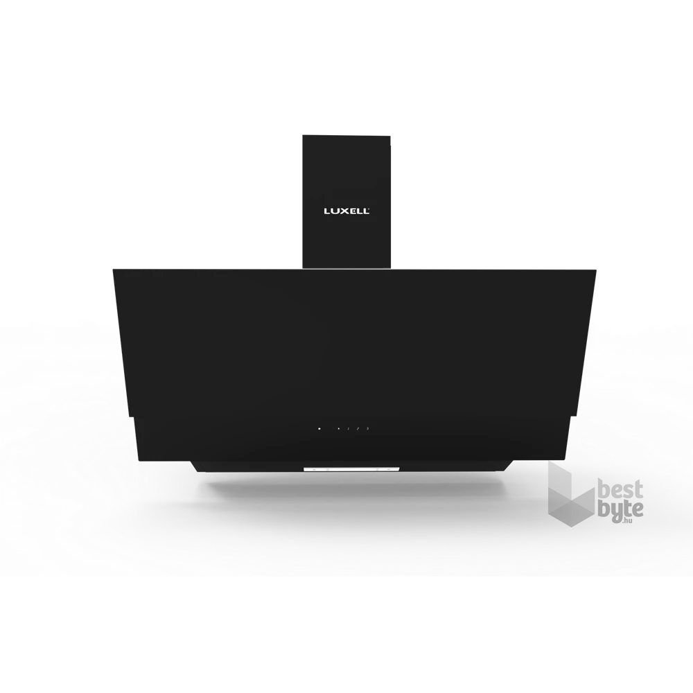 Luxell DA9-835 fekete, szabadonálló, döntött, méret:90 cm, zajszint:60 dB, páraelszívó