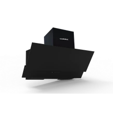 Luxell DA9-835 fekete, szabadonálló, döntött, méret:90 cm, zajszint:60 dB, páraelszívó