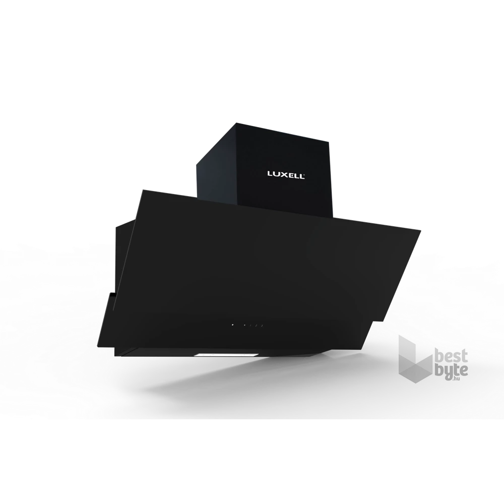 Luxell DA9-835 fekete, szabadonálló, döntött, méret:90 cm, zajszint:60 dB, páraelszívó