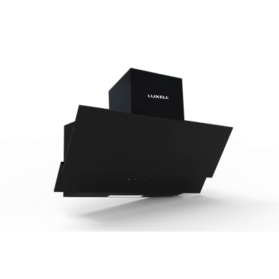 Luxell DA9-835 fekete, szabadonálló, döntött, méret:90 cm, zajszint:60 dB, páraelszívó