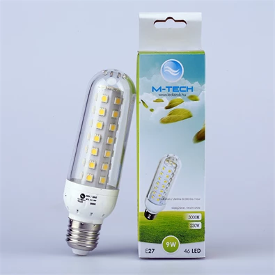 M-Tech MTL403 E27 9W 180 fok, 680 lumen meleg fehér Led izzó