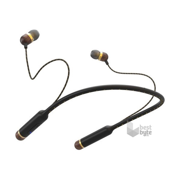 MARLEY EM-JE083-BA Smile Jamaica Bluetooth nyakpántos fekete-arany fülhallgató